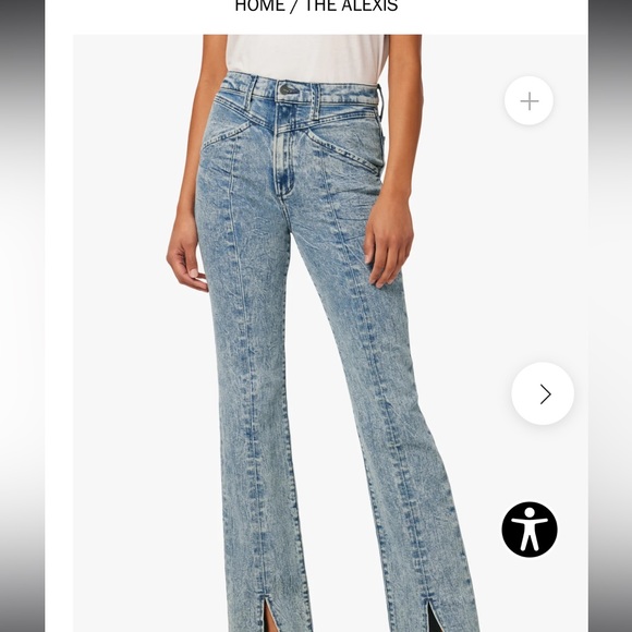 NWOT Joe’s Jeans “the Alexis” High Rise Bootcut, Vintage Stretch, Slit Hem Jeans - Picture 3 of 11